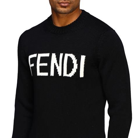 men black fendi sweater|fendi sweater men's sale.